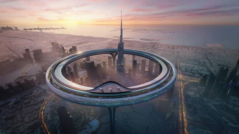 Вокруг башни Дубая построят кольцевой небоскрёб