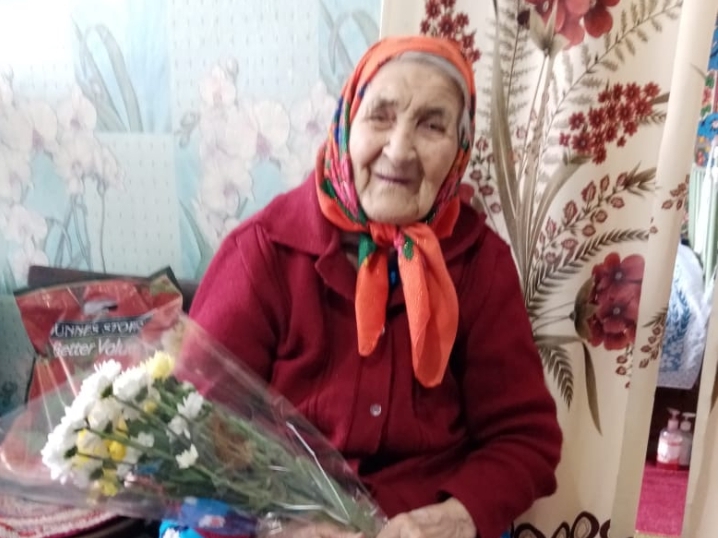 Евдокия Ивановна Филева из х. Речка отметила свой 95-летний юбилей