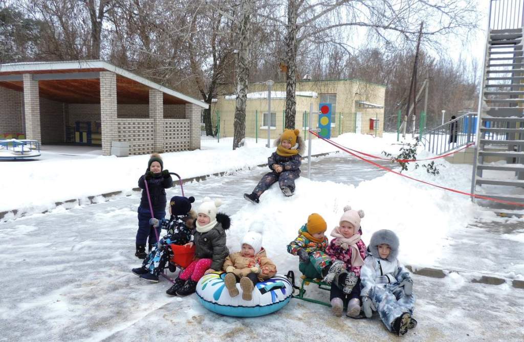 Зимние детские забавы – польза для здоровья