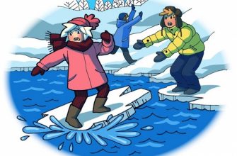 Обучите детей правилам поведения на водных объектах зимой