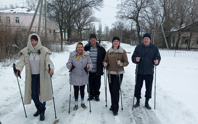 Марафон скандинавской ходьбы организовали в Первомайском СРО