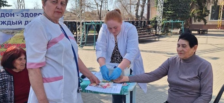 Тихий Дон - здоровье в каждый дом: в рамках акции кашарцы смогли пройти первичное медицинское обследование