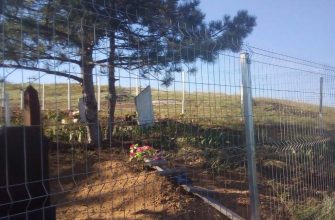 Ограждение кладбища в хуторе Новодонецком Кашарского района