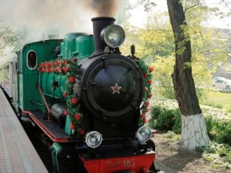 Детская железная дорога в Ростове начала свою работу