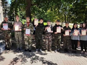 Поповские школьники приняли участие в учебных военных сборах