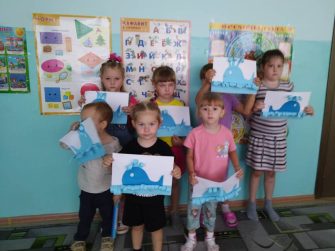 На базе Киевского детского сада №14 «Зарянка» прошел мастер-класс «В мире китов и дельфинов»