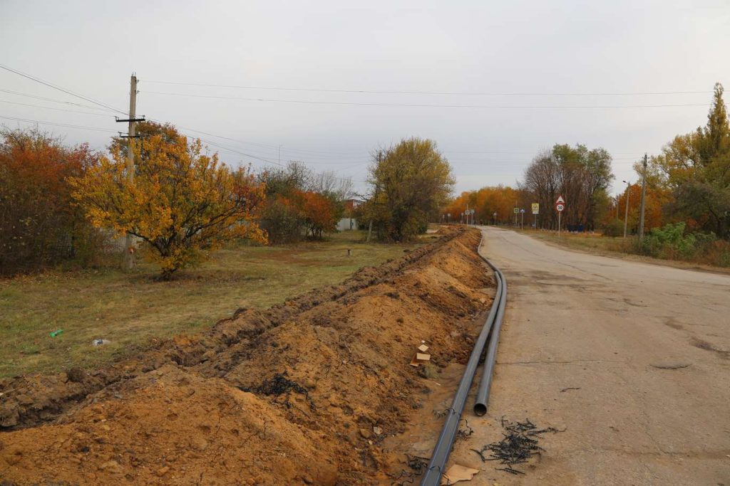 Реконструкция водопровода в х. Вяжа Кашарского района