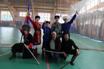 В Кашарах впервые состоялся турнир по фланкировке шашкой