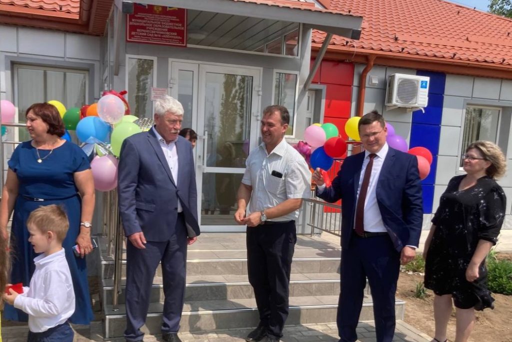 В Кашарском районе торжественное открытие Верхнесвечниковского детского сада №16 «Аленушка» 