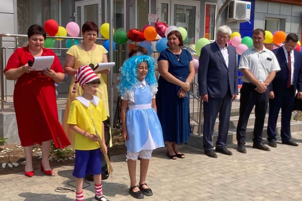 В Кашарском районе торжественное открытие Верхнесвечниковского детского сада №16 «Аленушка» 