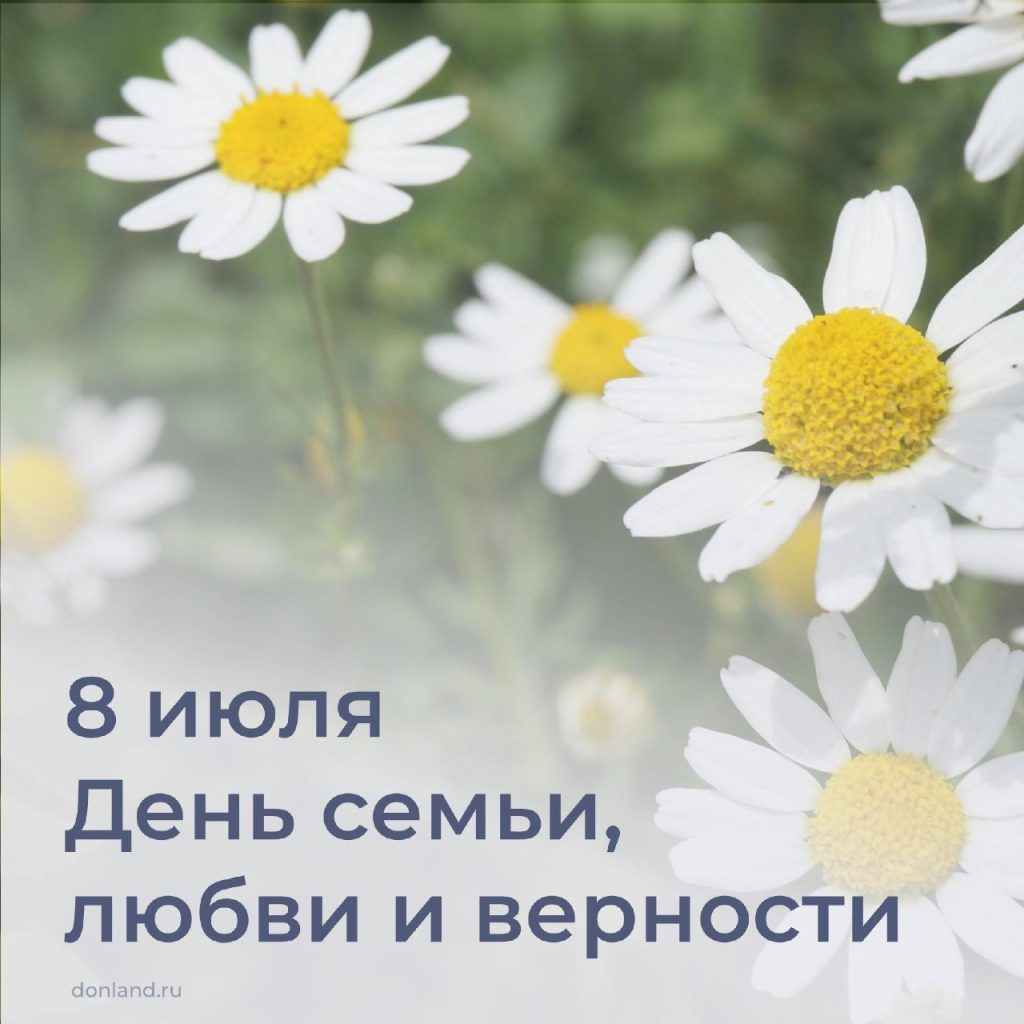 8 июля – День семьи, любви и верности