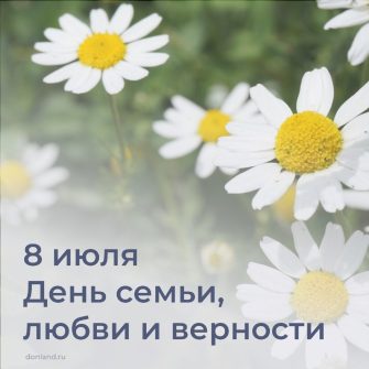 8 июля – День семьи, любви и верности
