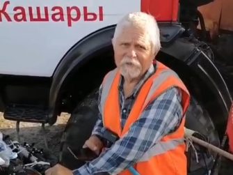 велосипедист из Воронежа Будулай Романов