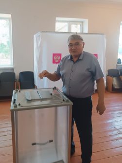 В Кашарском районе стартовал первый день голосования