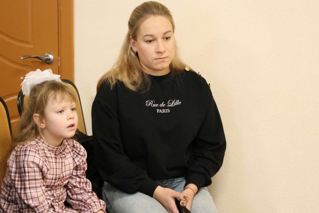 дочь Валерия и жена погибшего Анастасия Юрьевна