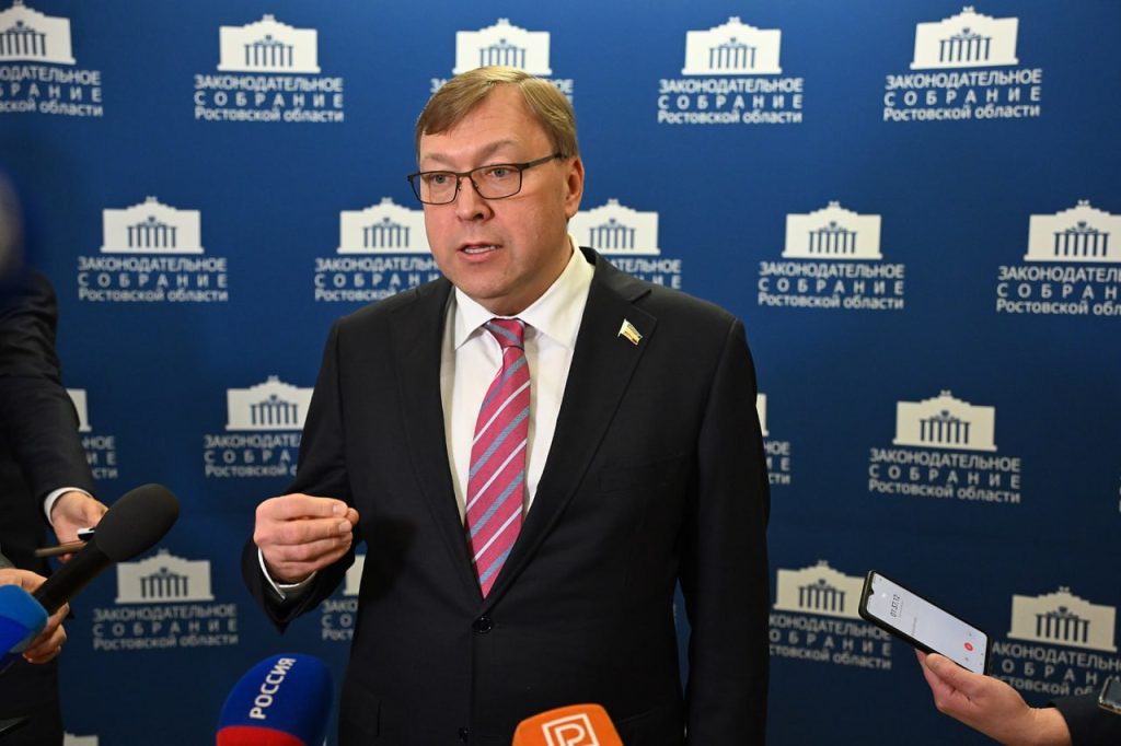 секретарь Ростовского регионального отделения «Единой России», председатель донского парламента Александр Ищенко
