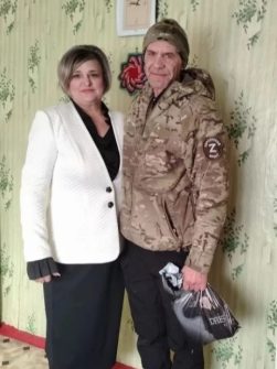 Глава администрации М.Д. Гетьман лично поздравила участника специальной военной операции Виктора Николаевича Прокопенко