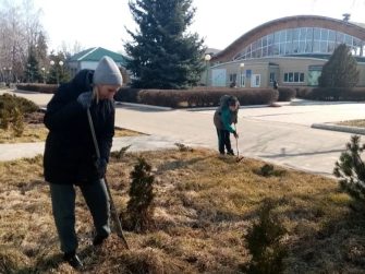 В Кашарском сельском поселении прошел весенний субботник