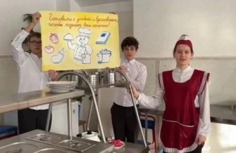 Киевские школьники провели мастер-класс по профессии повара в рамках областного Дня профориентации