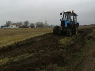 В хуторе Почтовом завершены работы по созданию противопожарных полос