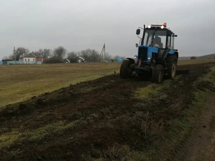 В хуторе Почтовом завершены работы по созданию противопожарных полос