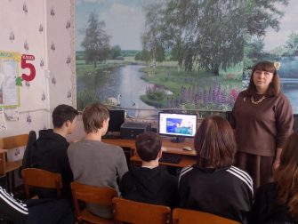 В Россошанской школе состоялся патриотический урок от общества «Знание»