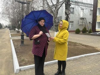 Профилактическая акция напомнила кашарцам о правилах защиты от туберкулеза