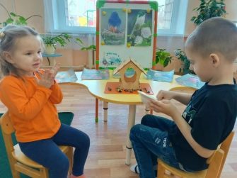 В дошкольной группе Ново-Павловской школы прошло тематическое занятие ко Дню птиц