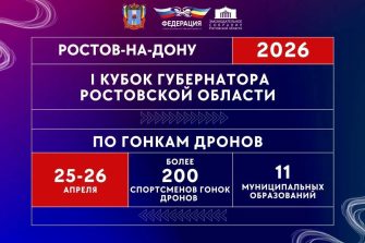 В Ростове-на-Дону впервые пройдёт Кубок губернатора по гонкам дронов