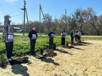 Индустриальцы заложили «Аллею героев» в память о погибших земляках