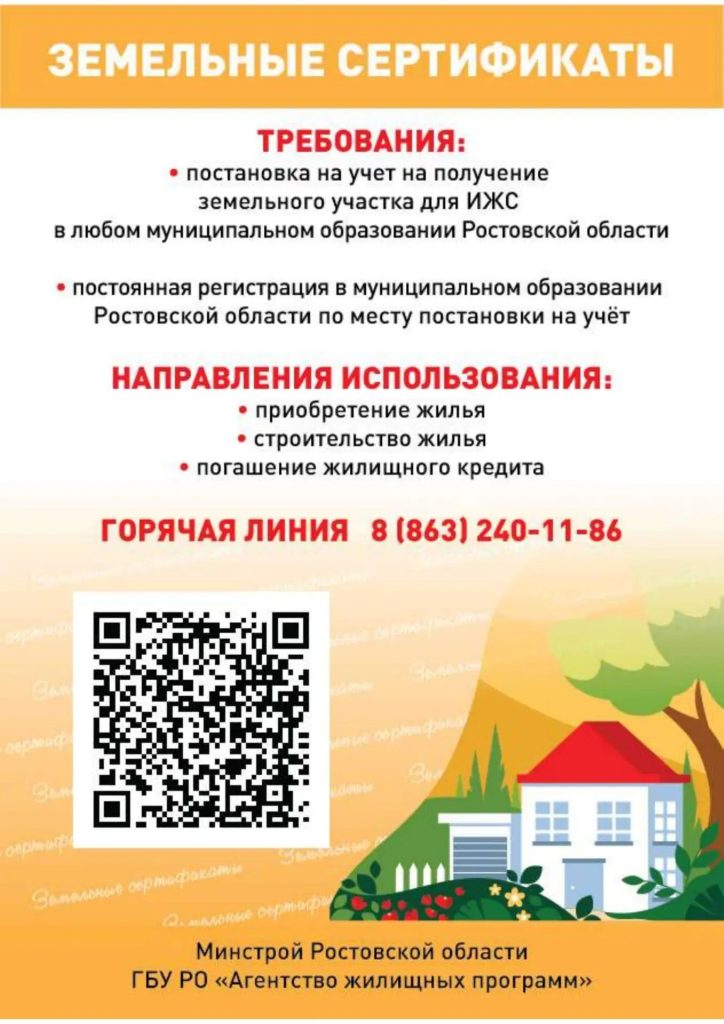 Порядок предоставления земельных сертификатов на приобретение (строительство) жилых помещений